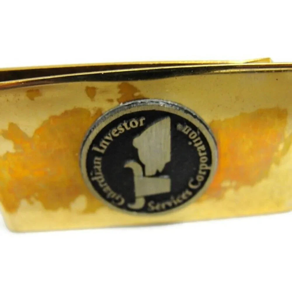 Vintage Guardian Investor Services Money Clip Men Wallet ID Credit Card Holder